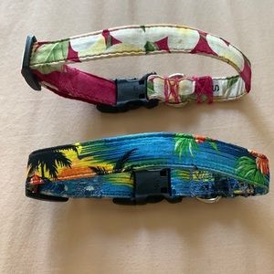 Hawaiian small dog collars.